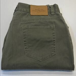 JONES NEW YORK Womens 6 Green Khaki Capri Pants